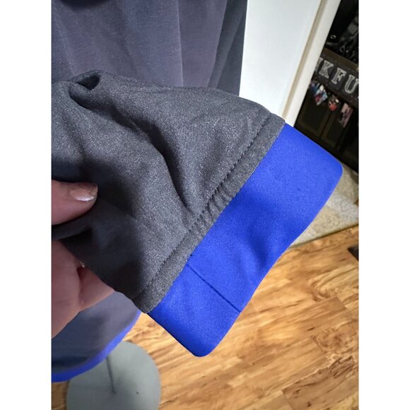 Speedo Full-Zip Jacket – Size Large – Gray & Blue – Lightweight Activewear - Picture 9 of 10